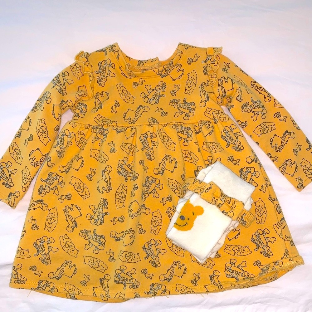 18 Month Winnie the Pooh Dress set